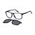 Óculos de Sol Tommy Hilfiger Clip On 2281/C Azul Marinho - Imagem 1