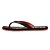 Chinelo Kenner Red Pvc Masculino Preto e Vermelho - Imagem 2