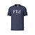 Camiseta Fila Regular Italy Letter Masculino Azul Marinho - Imagem 1