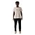 Camiseta Fila Regular Letter Outline Masculino Branco - Imagem 3