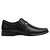 Sapato Social Ferracini Ambience Masculino Couro Preto - Imagem 1