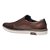 Tênis Sapatênis Pegada Slip Couro Marrom Masculino - Imagem 5