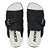 Chinelo Kenner Rakka Akyo Slide Masculino Branco e Preto - Imagem 3