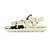 Chinelo Kenner Megah Z Elástico Tramado Masculino Off White - Imagem 2