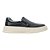 Tênis Casual Oficina Slip On Couro Preto Masculino - Imagem 1