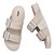 Sandália Melissa Cozy Slide M-Lover Ajustável Feminino Bege - Imagem 2