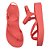 Sandália Melissa Sun Leblon Chinelo Feminino Vermelho Coral - Imagem 3