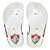 Chinelo Kenner Nk6 Infantil Fluminense Branco e Vermelho - Imagem 2