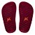 Chinelo Kenner Nk6 Infantil Fluminense Branco e Vermelho - Imagem 5