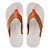 Chinelo Kenner Nk6 Masculino Cinza e Laranja - Imagem 3