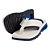 Chinelo Kenner Rakka Sport Masculino Off White e Azul - Imagem 1