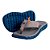 Chinelo Kenner Megah Masculino Cinza e Azul - Imagem 1