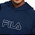 Moletom Fila Com Capuz Outline Azul Marinho Masculino - Imagem 3