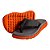 Chinelo Kenner Megah Masculino Cinza e Lanranja - Imagem 1