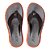 Chinelo Kenner Megah Masculino Cinza e Lanranja - Imagem 3