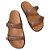 Chinelo Melissa Comfy Slim Marrom Feminino - Imagem 3