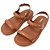 Chinelo Melissa Wave Platf Marrom Feminimo - Imagem 3