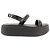 Chinelo Melissa Wave Platf Preto Feminino - Imagem 1