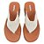 Chinelo Melissa M-Lover Thong Marrom Feminino - Imagem 3
