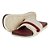 Chinelo Kenner Collab Fluminense Kivah Bordô e Off White - Imagem 1