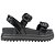 Sandália Melissa Plataforma Cozy Preto Feminino - Imagem 1