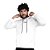 Moletom Canguru Fila com Capuz Sports Branco Masculino - Imagem 1