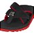 Chinelo Kenner Kivah Spider Preto e Vermelho Masculino - Imagem 5