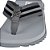 Chinelo Kenner Kivah Reflex Cinza e Preto Masculino - Imagem 5