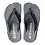 Chinelo Kenner Kivah Reflex Cinza e Preto Masculino - Imagem 3