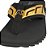 Chinelo Kenner Kivah Full Force Preto e Dourado Masculino - Imagem 5