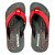 Chinelo Kenner Collab SPFC Kivah Masculino Preto e Vermelho - Imagem 3