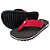 Chinelo Kenner Collab SPFC Kivah Masculino Preto e Vermelho - Imagem 1