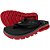 Chinelo Kenner Rakka Collab Flamengo Preto e Vermelho - Imagem 1