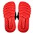 Chinelo Kenner Rakka Collab Flamengo Preto e Vermelho - Imagem 2