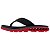 Chinelo Kenner Rakka Collab Flamengo Preto e Vermelho - Imagem 5