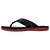 Chinelo Kenner Collab Flamengo Nk6 Preto e Vermelho - Imagem 5