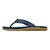 Chinelo Kenner Nk7 Masculino Azul Marinho e Marrom - Imagem 4