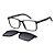 Óculos de Sol Tommy Hilfiger 2377 Clip-on Preto Masculino - Imagem 1