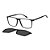 Óculos de Sol Tommy Hilfiger 2391 Clip-on Matte Black - Imagem 1