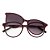 Óculos de Sol Tommy Hilfiger 2395 Clip-on Burgundy Feminino - Imagem 3
