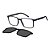 Óculos de Sol Tommy Hilfiger 2377 Clip-on Preto e Azul - Imagem 1