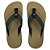 Chinelo Kenner Kivah Layer Bege e Verde Escuro Masculino - Imagem 3