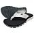 Chinelo Kenner Rakka Preto e Branco Masculino - Imagem 1