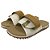 Chinelo Kenner Kivah Slide Bege e Off White Masculino - Imagem 5