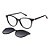 Óculos de Sol Tommy Hilfiger 2395C Black Havana Feminino - Imagem 1