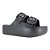 Chinelo Plataforma Melissa Free Higt Bold Preto Feminino - Imagem 4