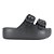 Chinelo Plataforma Melissa Free Higt Bold Preto Feminino - Imagem 1