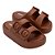 Chinelo Plataforma Melissa Free High Bold Marrom Feminino - Imagem 2