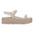 Chinelo Melissa Sandalia M-Lover Papete Platform Bege - Imagem 1