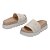 Chinelo Melissa Cozy Slide M-Lover Bold Plataform Bege - Imagem 3